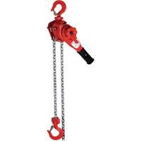 VQ Super Series Lever Hoist, 5' Lift, 2200 lbs. (1.1 tons) Capacity, Grade 100 Alloy Chain Sidevic Inc.