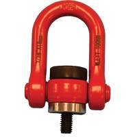 Anneau de levage pivotant VQ pour palan, M8, Longueur du filetage 12 mm, Acier alli&eacute; Sidevic Inc.