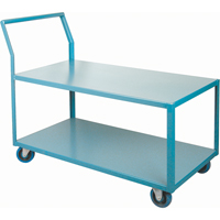 Chariots Surbaiss&eacute;s Robustes, 2 niveaux, 24" la x 48" p x 40" h, 1200 lb Cap Sidevic Inc.
