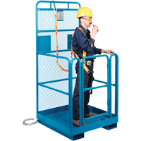 Nacelle &eacute;l&eacute;vatrice pour travail en hauteur, 36" x 36" x 72" h, Capacit&eacute; de 1000 lb, Acier Sidevic Inc.