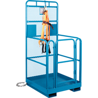 Nacelle &eacute;l&eacute;vatrice pour travail en hauteur, 36" x 36" x 72" h, Capacit&eacute; de 1000 lb, Acier Sidevic Inc.