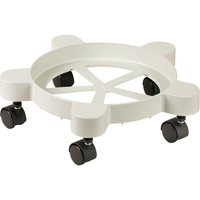 Lil'Dolly Pail Dollies, Plastic, 75 lbs. Capacity, 11" Diameter, Plastic Casters Sidevic Inc.