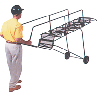 &eacute;chelles mobiles Fold-N-Store, 6 marches, Perfor&eacute;, Hauteur 60" Sidevic Inc.