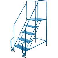 &eacute;chelles Tilt-N-Roll, Acier, 5 marches, Largeur 22", 24" p x 47" h marche pali&egrave;re Sidevic Inc.
