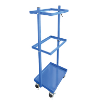 Stock Cart, Steel, 30-11/16" W x 19-1/4" D, 3 Shelves, 300 lbs. Capacity Sidevic Inc.
