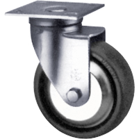 Heavy-Duty Caster, Swivel, 4" (101.6 mm), Neoprene, 500 lbs. (227 kg.) Sidevic Inc.