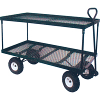 Double Deck Wagon, 24" W x 48" L, 600 lbs. Capacity Sidevic Inc.
