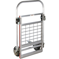 Four Wheel Folding Platform Truck, Aluminum, 750 lbs., 31" L x 23-1/4" W, 39" High Sidevic Inc.