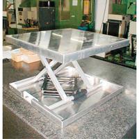 Lift-Tool Table Top Scissor Lift, 23" L x 22" W, Aluminum, 300 lbs. Capacity Sidevic Inc.
