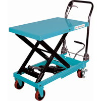 Heavy-Duty Hydraulic Scissor Lift Table, 32" L x 19-3/4" W, Steel, 660 lbs. Capacity Sidevic Inc.