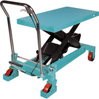 Heavy-Duty Hydraulic Scissor Lift Table, 40" L x 20-1/8" W, Steel, 2200 lbs. Capacity Sidevic Inc.