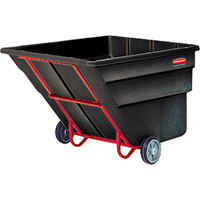 Chariot basculeur en acier, Poly&eacute;thyl&egrave;ne, 2 vg³, Capacit&eacute; de charge de 2300 lb Sidevic Inc.