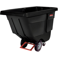 Chariot basculeur en acier, Poly&eacute;thyl&egrave;ne, 1/2 vg³, Capacit&eacute; de charge de 450 lb Sidevic Inc.