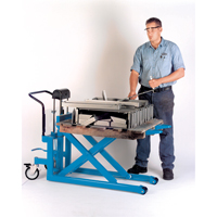 Hydraulic Skid Scissor Lift/Table, 42-1/2" L x 20-1/2" W, Steel, 1000 lbs. Capacity Sidevic Inc.