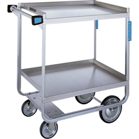 Heavy-Duty U Frame Carts, 2 Tiers, 19-3/8" W x 34-1/2" H x 32-5/8" D, 700 lbs. Capacity Sidevic Inc.