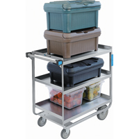 Heavy-Duty U Frame Carts, 3 Tiers, 19" W x 34-1/2" H x 33" D, 700 lbs. Capacity Sidevic Inc.