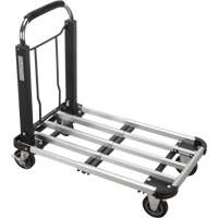 Foldable Platform Trucks, Aluminum, 300 lbs., 28" L x 16" W, 32" High Sidevic Inc.