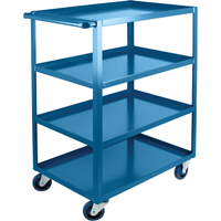 Chariots &agrave; tablettes robustes, 4 Tiers, 24" la x 48" h x 39" p, Capacit&eacute; 1200 lb Sidevic Inc.