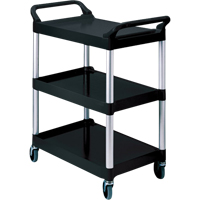 Service Cart, 3 Tiers, 19" x 38" x 34", 200 lbs. Capacity Sidevic Inc.