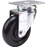 Caster, Swivel, 4" (101.6 mm), Polyolefin, 250 lbs. (113 kg.) Sidevic Inc.