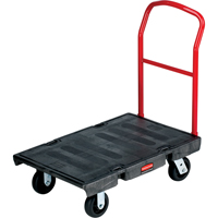 Chariot &agrave; plateforme robuste, 60" lo x 30" la, 2500 lb cap, Roues Polyol&eacute;fine Sidevic Inc.