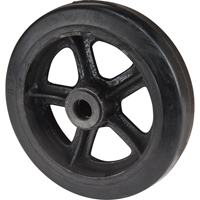 Roue en caoutchouc moul&eacute;, 8" (203 mm) dia. x 2" (51 mm) la, Capacit&eacute; de 400 lb (181 kg) Sidevic Inc.