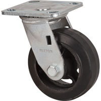 Mold-on Caster, Swivel, 5" (127 mm), Rubber, 440 lbs. (199 kg.) Sidevic Inc.