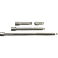 Extension Bar Set, 3/8" Drive, Chrome Finish, 4 Pcs Sidevic Inc.