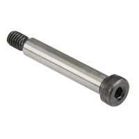 Socket Shoulder Screw, 3/8" Dia., 2" L, Black Oxide Sidevic Inc.