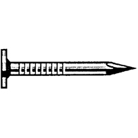 Clous de toiture brillants, t&ecirc;te 7/16" Sidevic Inc.