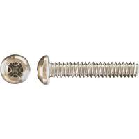 Pan Phillips HD Machine Screws, #8 x 3" L, Zinc Plated Sidevic Inc.
