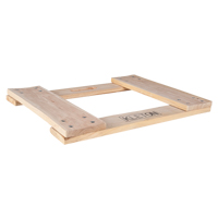 Cadre de socle roulant en bois dur, Roues en Non compris, Capacit&eacute; de 900 lb, 18" la x 24" p x 1,5" h Sidevic Inc.