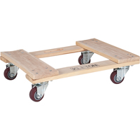 Socle roulant en bois dur, Roues en Polyur&eacute;thane, Capacit&eacute; de 900 lb, 18" la x 24" p x 7" h Sidevic Inc.
