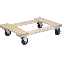 Socle roulant en bois dur, Roues en Polyol&eacute;fine, Capacit&eacute; de 900 lb, 18" la x 24" p x 7" h Sidevic Inc.
