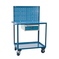 Chariots de service mobiles, 2 Tiers, 24" la x 57" h x 40" p, Capacit&eacute; 1200 lb Sidevic Inc.