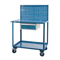Chariots de service mobiles, 2 Tiers, 24" la x 57" h x 40" p, Capacit&eacute; 1200 lb Sidevic Inc.