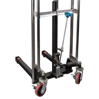 Gerbeur hydraulique &agrave; plateforme, M&eacute;canisme Pompe au pied, Capacit&eacute; de 880 lb, Levage max de 60" Sidevic Inc.