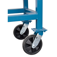 Chariots &agrave; plateforme sur&eacute;lev&eacute;e, 48" lo x 24" la x Capacit&eacute; 2000 lb, Roues en Nylon Sidevic Inc.