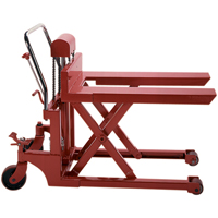 Scissor Pallet Lifter, 44" L x 27" W, Steel, 1100 lbs. Capacity Sidevic Inc.