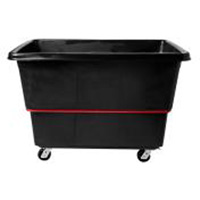 Heavy-Duty Utility Truck, Black Recycled Plastic, 59"/34-5/8" L x 34"/59-1/64" W x 42-1/16"/42-7/8" H, 27 cu. ft. Volume, 1200 lbs. Capacity Sidevic Inc.