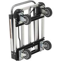 Fold-Up Platform Truck, Stainless Steel, 300 lbs., 28" L x 16" W, 33-1/2" High Sidevic Inc.