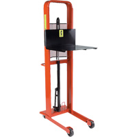 Gerbeur hydraulique &agrave; plateforme, M&eacute;canisme Pompe au pied, Capacit&eacute; de 1000 lb, Levage max de 80" Sidevic Inc.