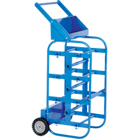 Chariot portatif pour mat&eacute;riaux bobin&eacute;s, Acier, 11 Montants, 19-1/2" la x 43-1/4" h x 17-1/2" p, Capacit&eacute; de 150 lb Sidevic Inc.