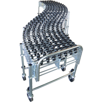 Expandable/Flexible Conveyors, 18" W x 24' 8" L, 226 lbs. per lin. ft. Capacity Sidevic Inc.