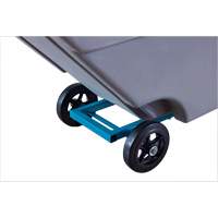 Chariot basculeur en acier, Poly&eacute;thyl&egrave;ne, 0,625 vg³, Capacit&eacute; de charge de 500 lb Sidevic Inc.