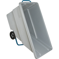 Chariot basculeur en acier, Poly&eacute;thyl&egrave;ne, 0,625 vg³, Capacit&eacute; de charge de 850 lb Sidevic Inc.