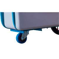 Chariot basculeur en acier, Poly&eacute;thyl&egrave;ne, 0,625 vg³, Capacit&eacute; de charge de 850 lb Sidevic Inc.