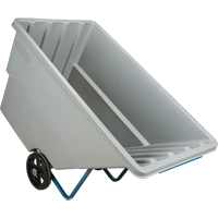 Chariot basculeur en acier, Poly&eacute;thyl&egrave;ne, 1,1 vg³, Capacit&eacute; de charge de 1250 lb Sidevic Inc.