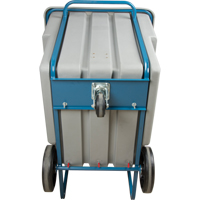 Chariot basculeur en acier, Poly&eacute;thyl&egrave;ne, 1,1 vg³, Capacit&eacute; de charge de 1250 lb Sidevic Inc.