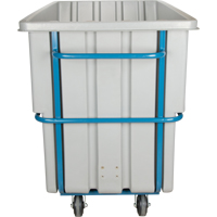 Chariot basculeur en acier, Poly&eacute;thyl&egrave;ne, 1,1 vg³, Capacit&eacute; de charge de 2000 lb Sidevic Inc.